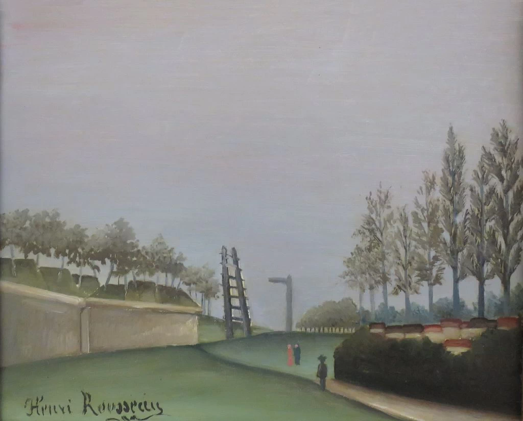 Vista delle fortificazioni dalla Porte de Vanves - Hermitage